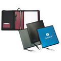 3 Ring Binder with Fabric Zipper Pocket & Pen Holder